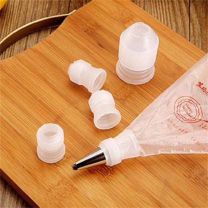 10x Coupler Adaptor Icing Piping Nozzle Bag Cake Flower Pastry Decoration ~gw
