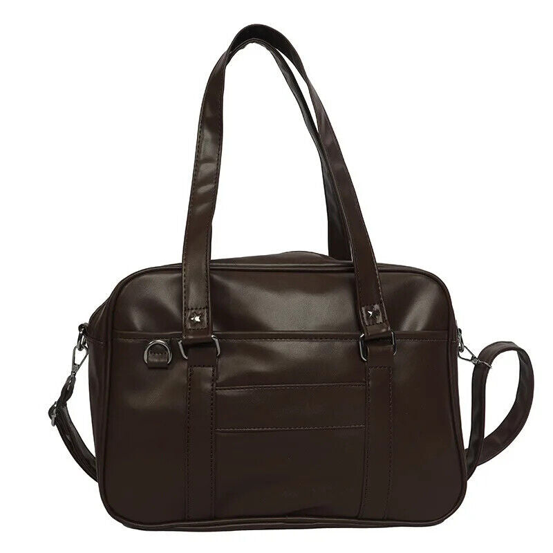 Student Bag Handbag School Student Bag Shoulder Bag PU Women's Computer Bag