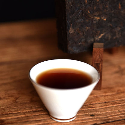 1000g Houde Tea Brick Pu'er Tea Cooked Tea Old Ban Zhang Pu-erh Cooked Tea