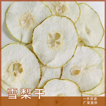 Snow Pear Slices Dried Snow Pear Cold Brew Tea Fruit Slices Fruit Tea 17.6oz