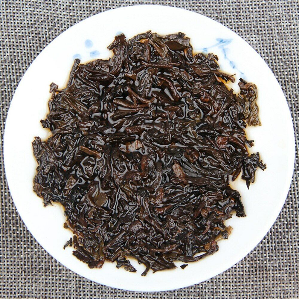 357g 2017 Menghai Scent of Time Ripe Puer Tea Golden Bud Shu Puerh Tea