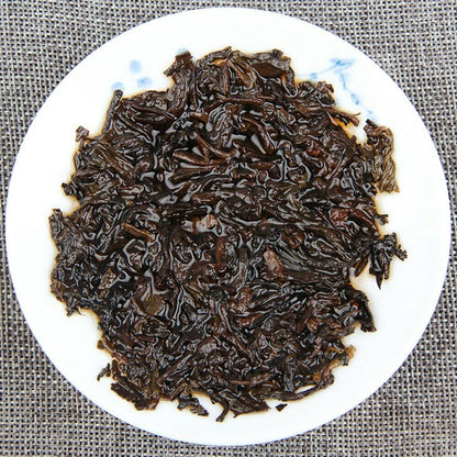 357g 2017 Menghai Scent of Time Ripe Puer Tea Golden Bud Shu Puerh Tea