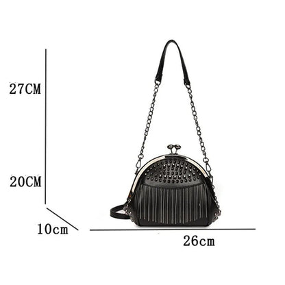 Women Shell Bag Style Shoulder Messenger Bag Chain Handbag