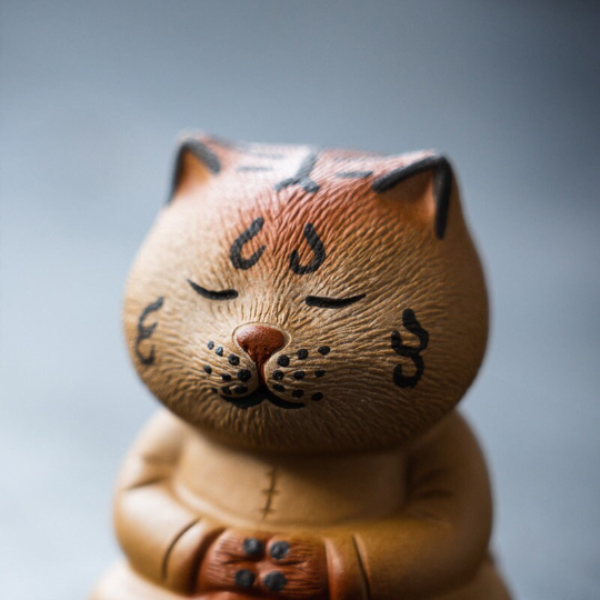 Purple Sand Teapet Meditate Tiger Tea Table Decoration