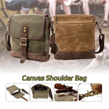Mens Medieval Crossbody Canvas Bag Shoulder Bag Leisure Package Outdoor Travel