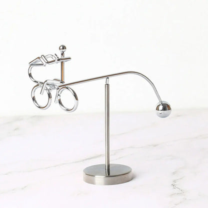 Balance Toys Ornaments Stainless Steel Swing Tumbler Rotating Kinetic Home Decor
