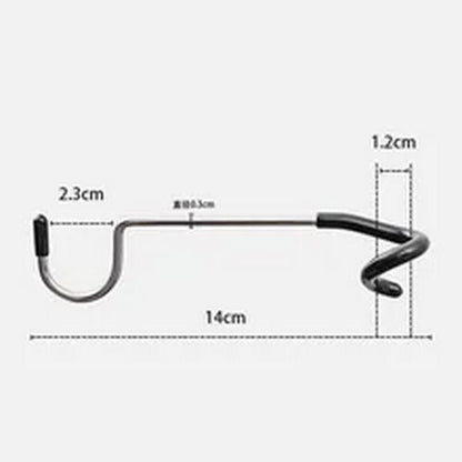 Stainless Steel Light Stand Holder Hooks Portable Tent Pole Lamp Hanger Hunting