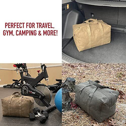 Rothco Canvas Parachute Cargo Bag Extra Large Travel One Size, Charcoal Grey