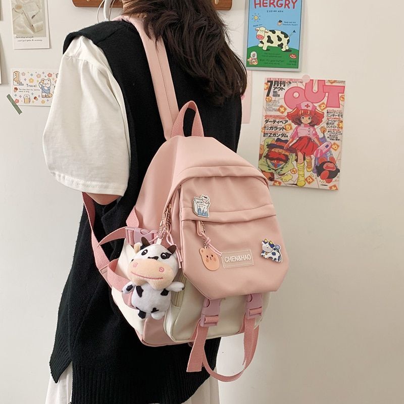 Waterproof Small Backpack Summer School Bags Cute Elementary Traveling Backpack