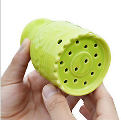 1Pc Ceramic Moxibustion Pot Moxa Article Mugwort Roll Burner Tool Wormwood 艾灸艾草