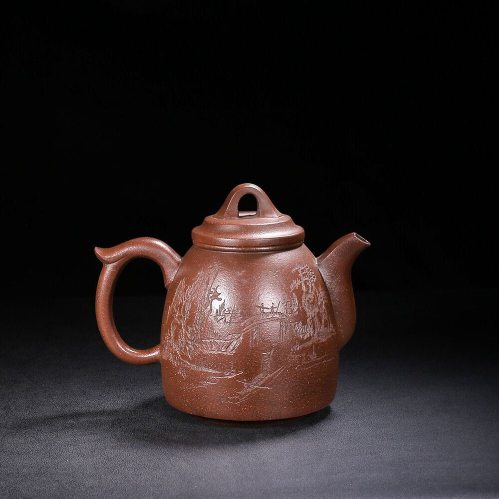 Chinese Yixing Zisha Clay Handmade Exquisite Teapot （古钟 底款：杨季初）