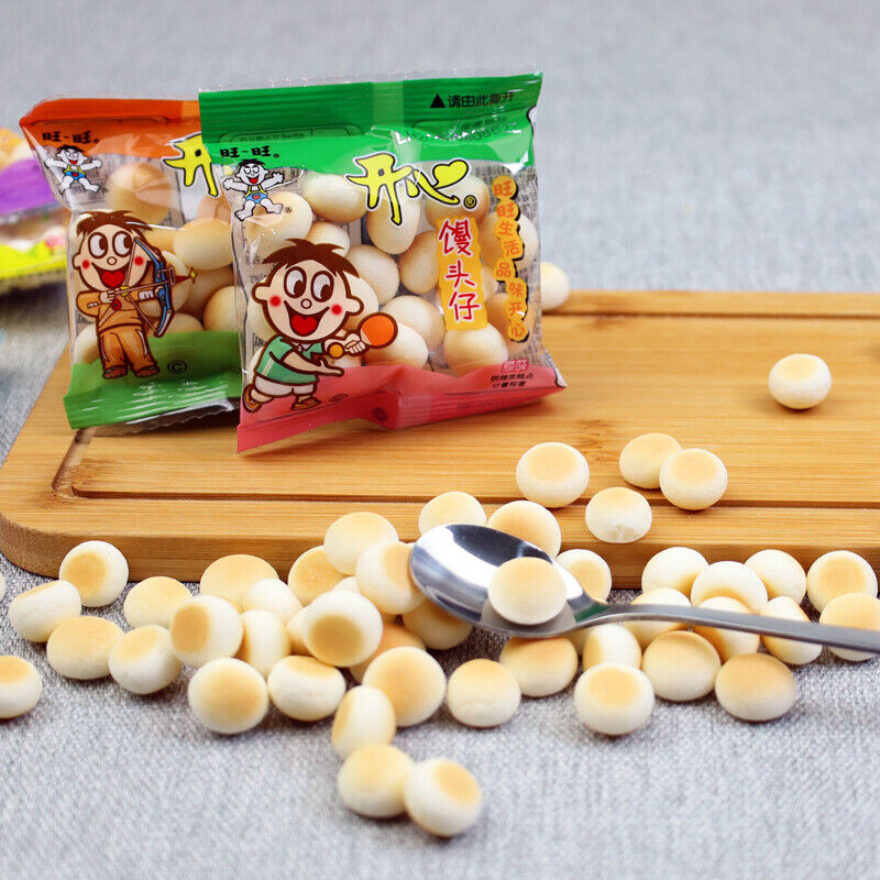 旺旺旺仔小馒头童年零食 Want Want Want Want Small Steamed Bun Childhood Snack