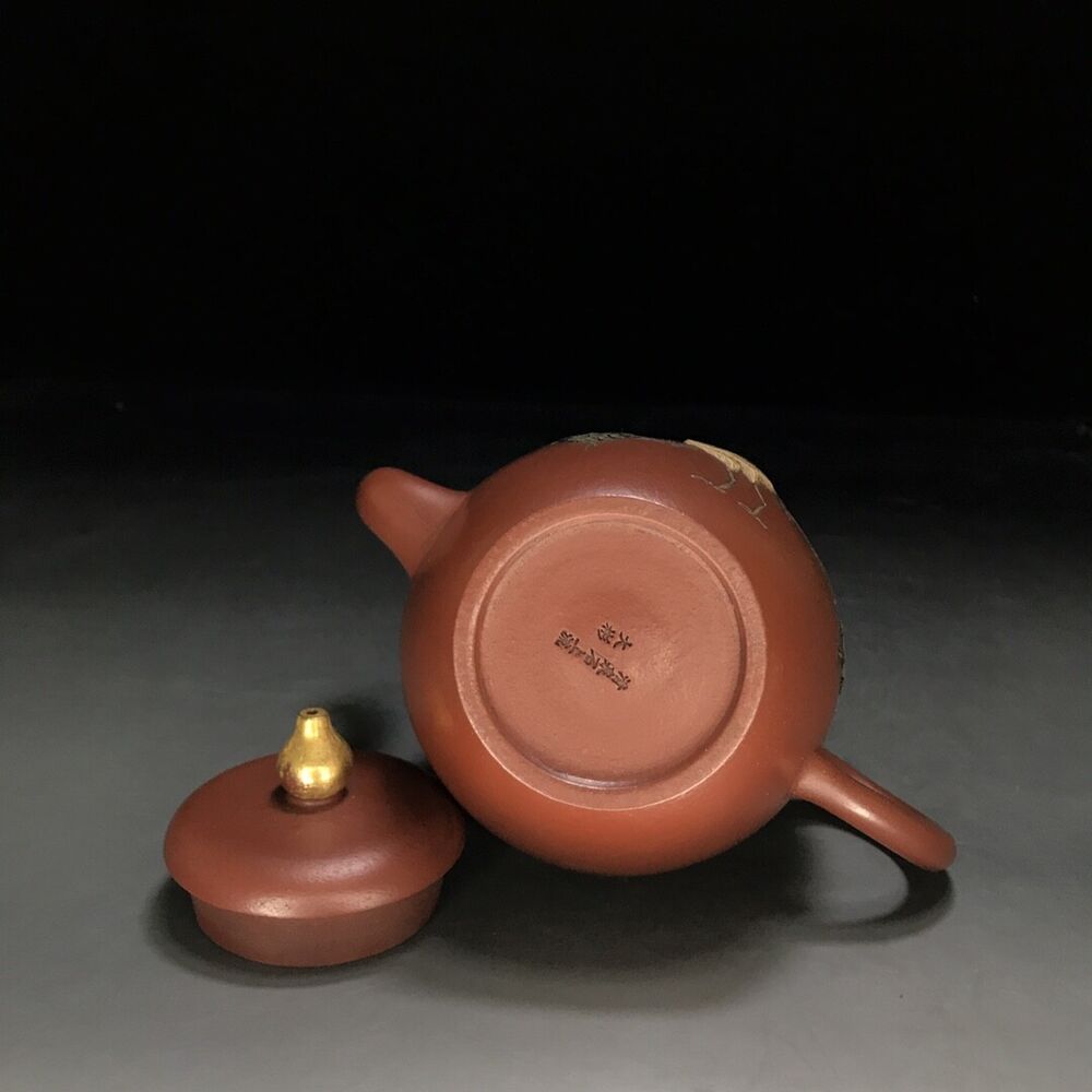 vintage chinese yixing purple clay teapot zisha ceremony teaware collection rare