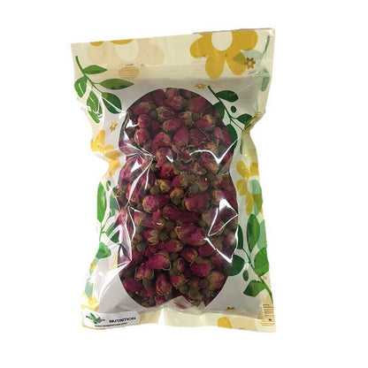 Premium Natural Dried Red Rose Buds, 100% Natural (4 oz. Bag)