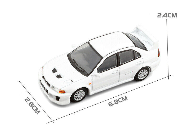 Mitsubishi Lancer Evo 5 V Diecast Model Car Alloy vehicle Toy Gift 1:64 Collecti