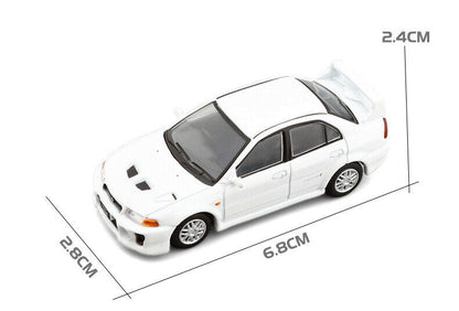 Mitsubishi Lancer Evo 5 V Diecast Model Car Alloy vehicle Toy Gift 1:64 Collecti