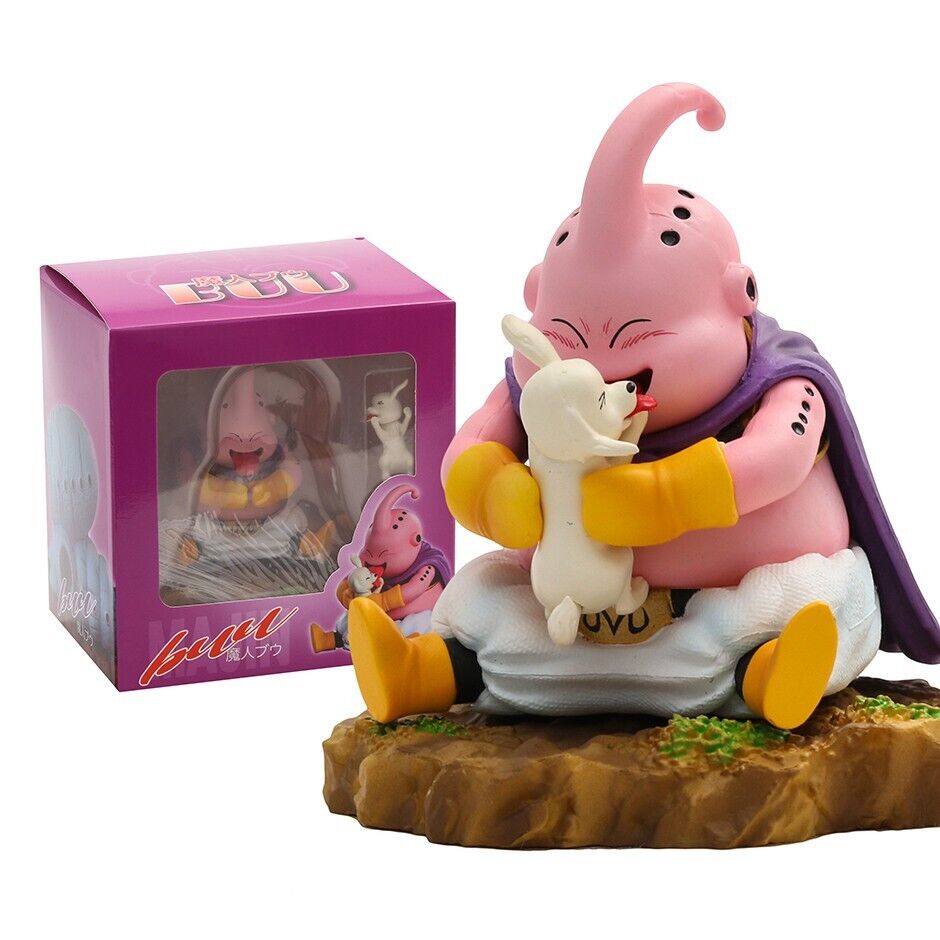 Anime Dragon Ball Majin Buu PVC Action Figure Model Toy Doll Lick The Dog ver