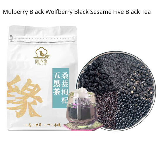 Five Black Tea Black Wolfberry Mulberry Black Bean Black Rice Combo Tea