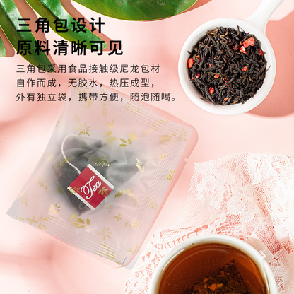 桂花乌龙茶 柠檬红茶草莓红茶 30g*2 Osmanthus Oolong Tea Triangle Bag Cold-Brewed Tea Health Te