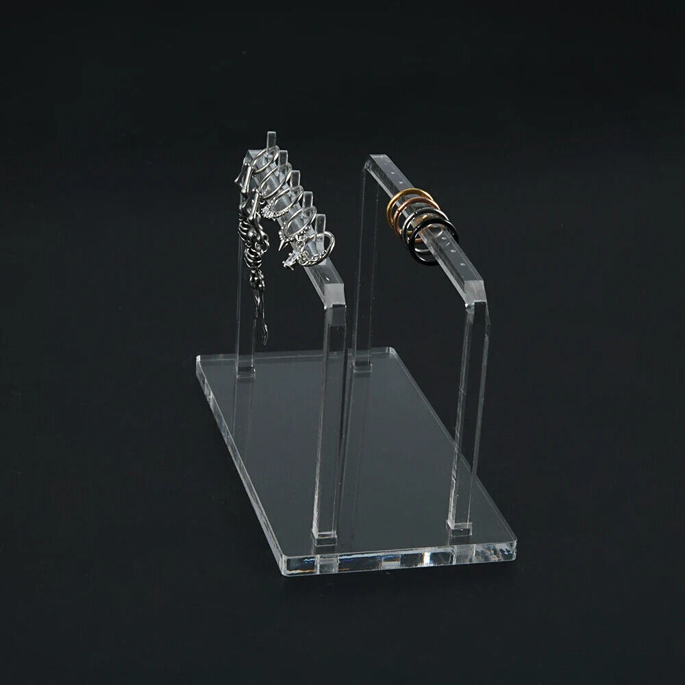 Jewelry Display Board Clear Acrylic Earrings Nose Tongue Studs Organizer Holders