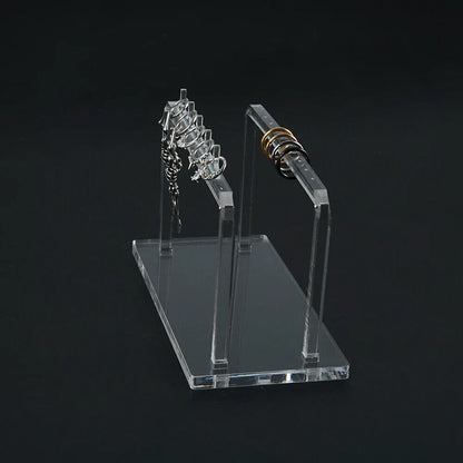 Jewelry Display Board Clear Acrylic Earrings Nose Tongue Studs Organizer Holders