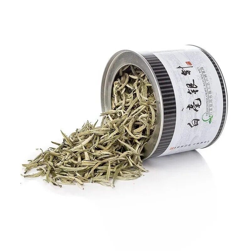 50 G Organice TOP China Premium Silver Needle Pinch White Tea Gift Bud Tea