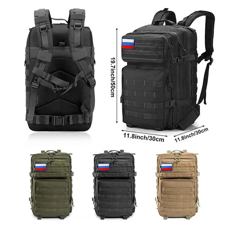 Backpack Men Army Military Tactical Outdoor Sport Hiking Camping Trave Bags Men