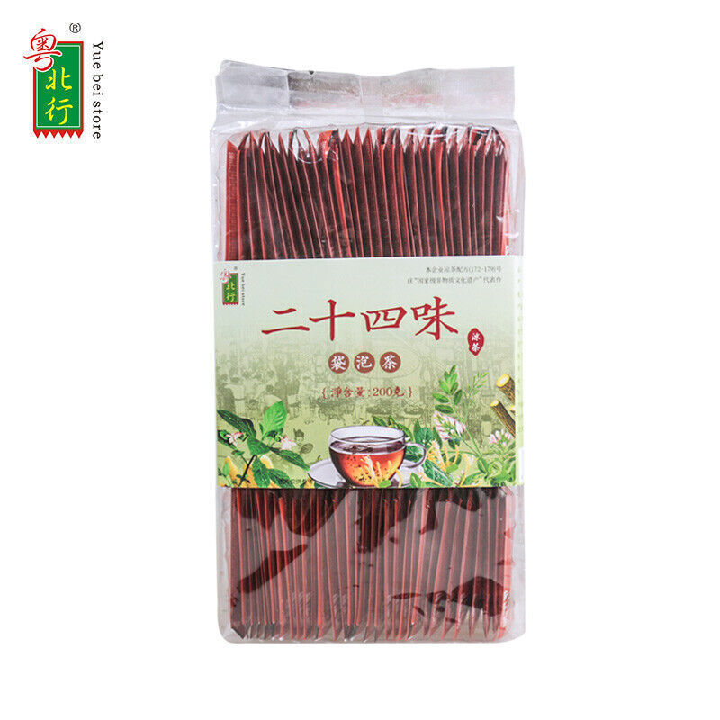 China Health Tea粤北行 廿四味200g/袋er Shi Si Wei Cha 無糖 中草药凉茶包 Herbal Tea 二十四味廣東24味涼茶