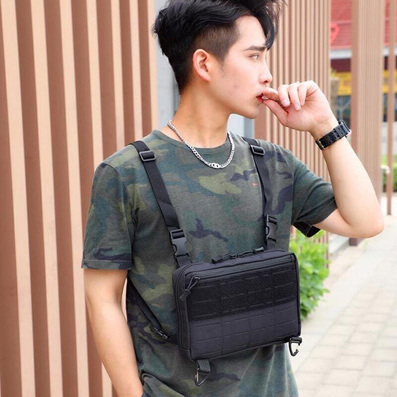 Tactical Chest Bag Men's Vest Bag Army System Kit Bag Backpack Backpack