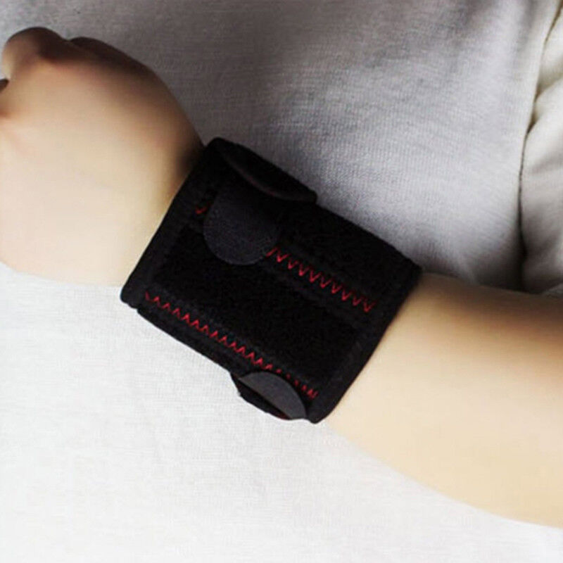 Adjustable Sport Wristband Protector Wrist Brace Wrap Support Gym Tennis Strap