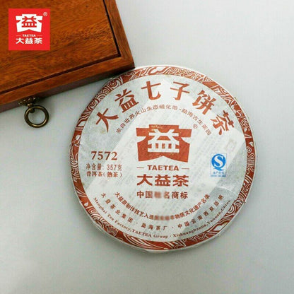 TAETEA Menghai 7572 Batch 202 Ripe Puer Dayi Shu Puerh 357g/12.59oz