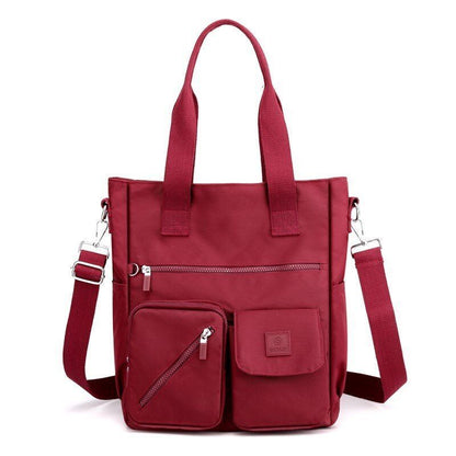 Waterproof Nylon Oxford Crossbody Bag Large Handbag Shoulder Purse 30*14*36 CM