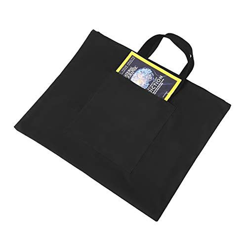 A2 Waterproof Canvas Drawing Painting Board Bag,Black Sketching Black
