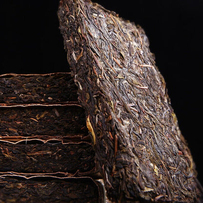 Pu-Erh Cha Tea Brick Bamboo Sprinkle Bowl Spring Tea Green Tea Health200g-