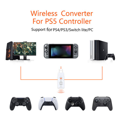 USB Wireless Bluetooth Controller Adapter For PS5/PS4/Switch Pro/Xbox one X/S