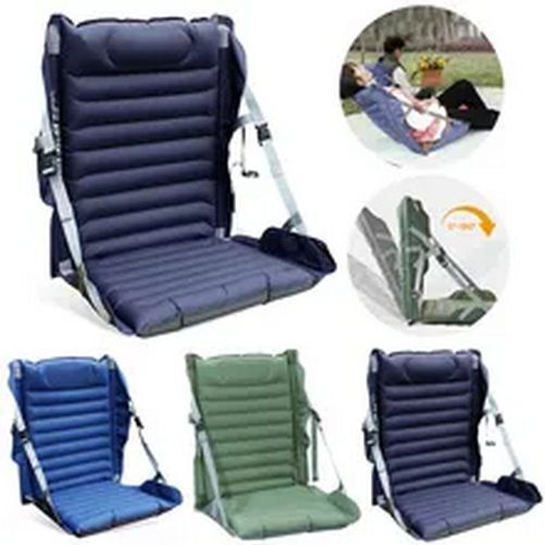 Outdoor Foldable Chair With Backrest Inflatable Camping Folding Chair Stadium