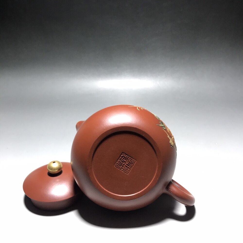 vintage chinese yixing purple clay teapot zisha ceremony teaware collection rare