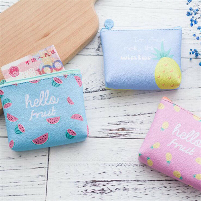Women's Wallet Small Coin Pouch Bag Female Purse PU Leather Mini Money Key Card