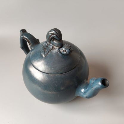 Chinese Yixing Purple Clay Teapot Tea Set Pot Zisha Ceramic Cute Decor Figurine