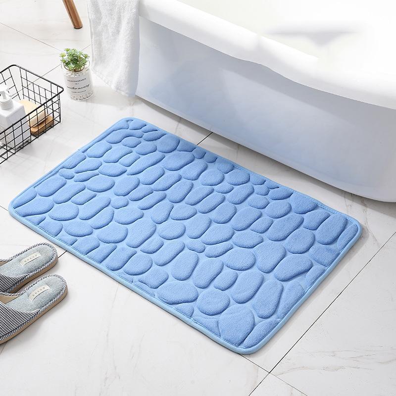 Non-slip Bathroom Shower Soft Bathroom Bath Mat Bathroom Rug, Absorbent Wash Mat