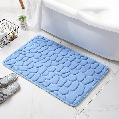 Non-slip Bathroom Shower Soft Bathroom Bath Mat Bathroom Rug, Absorbent Wash Mat