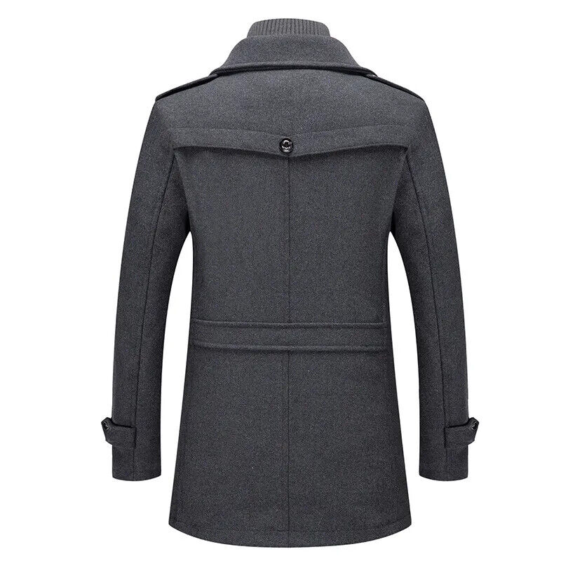 Men's Winter Wool Coat a Winter Thickening Coat High Quality Wool Coat Men