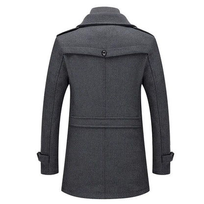Men's Winter Wool Coat a Winter Thickening Coat High Quality Wool Coat Men