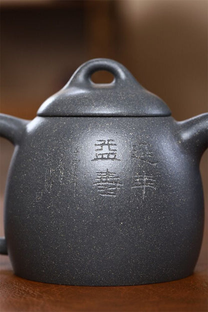 200cc chinese Yixing Handmade Zisha teapot Gray Duan clay QinQuan Gongfu Tea Pot