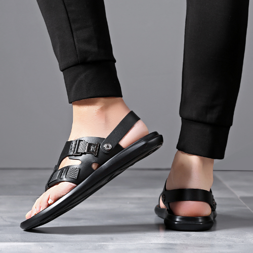 Leather Men Sandals Beach Shoes Slippers Outdoor Slippers Mens Shoes Shoe