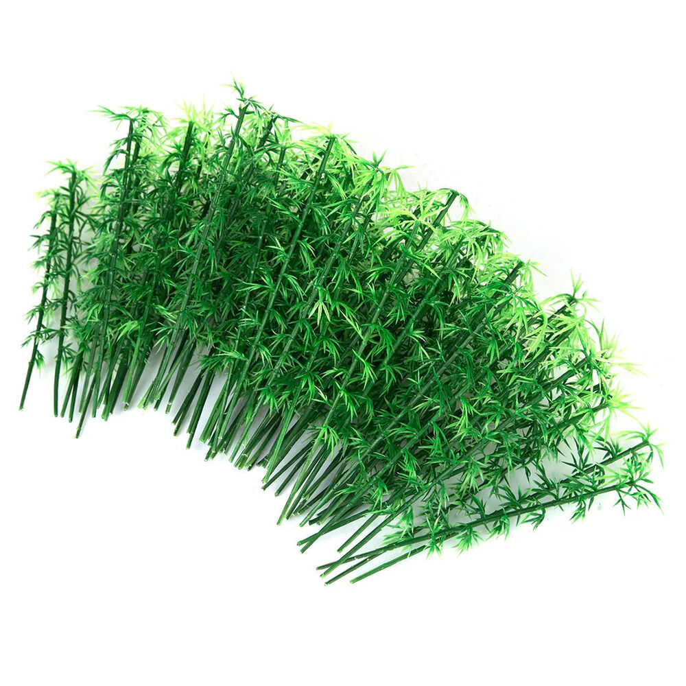 Miniature Bamboo Tree Model 50Pcs Plastic Landscape Sand Table Toy Decor 10~15cm
