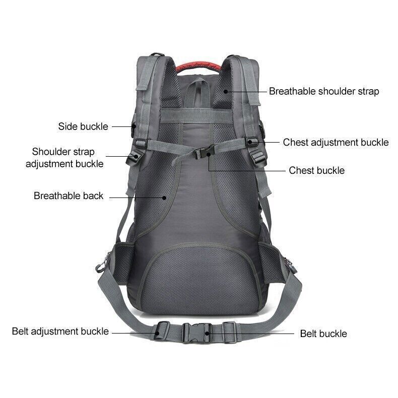 Travel Backpack Camping Trekking Bag Man Woman Hiking Cycling Backpack