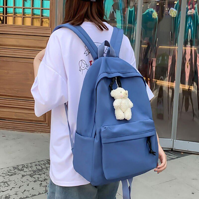 School Backpack Canvas Backpacks Girl School Bag Women's Schoolbags Travel
