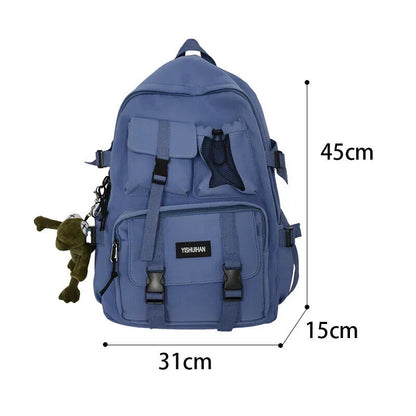 2023 Women School Backpack Bagpack Lady Travel Backpacks Back Pack