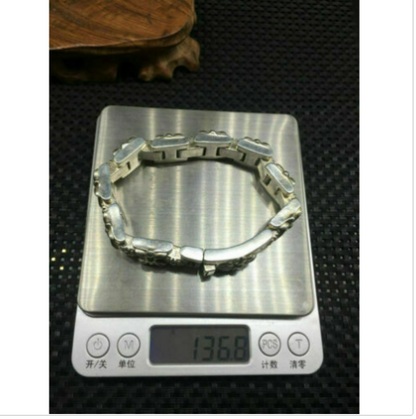 2021 Fashion tibet silver Men / girl Hand delicacy Statye Bracelet
